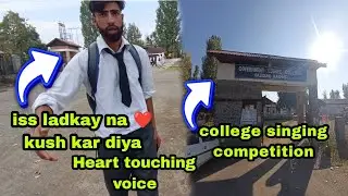 Heart touching voice ❤️ || college singing competition