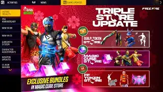Tripal Store Update New Items in OB46 Update 😮💥|  Free Fire New Event | Ff New Event | New Event Ff