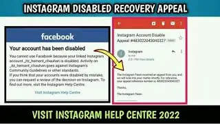 You Cannot Use Facebook Because Linked Instagram Disabled | Instagram Disabled Account Recover 2022