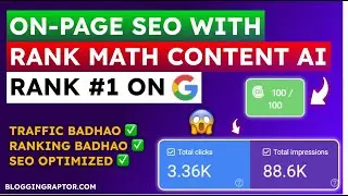 On Page SEO in WordPress using RankMath Content AI ✅ How to Rank On Google