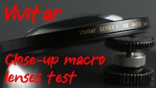 Vivitar close-up macro lenses test