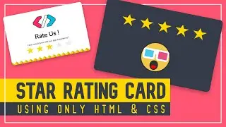 Star Rating Animation with Emoji using HTML and CSS | HTML தமிழில்