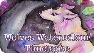 Timelapse - Galaxies and Gems (Watercolour)