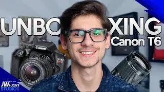 Unboxing Canon T6 + Lente 18-55mm