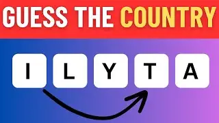 Guess the Country by its Scrambled Name| GK