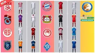 ALL Top Best Kits in PES 2021 Mobile |No Patch| Efootball PES 2021 (PART2)
