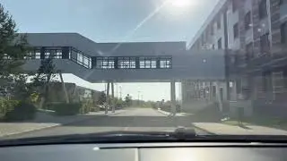 Иннополис / Innopolis University - Город, через окно автомобиля