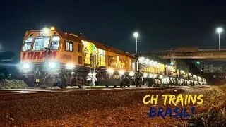 LORAM - Esmerilhadora de Trilhos do Trem em Ação!! Rail Grinder in Action!