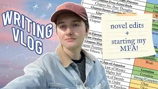 *finally* figuring out how to end my book + I'm going back to school! 🌷 WRITING VLOG