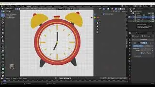 cartoony clock part A | Blender basic modelling and animation (urdu & hindi)