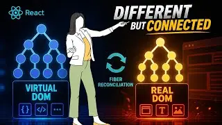 Virtual DOM and Real DOM React | Fiber and Reconciliation