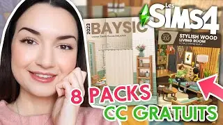 8 NOUVEAUX PACKS GRATUITS (350+ ITEMS) | CC Sims 4