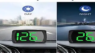 AWOLIMEI Car Hud GPS Speedometer，Head Up Display for Cars with Speed、Mph，USB Plug and Play，Suitable