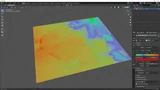 Blender GIS: animating a digital elevation model