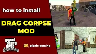 How to install Drag Corpse Mod in Gta Sa | Drag dead body in gta sa | Sell Corpse mod Gta Sa