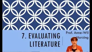 Literature review 7a - Seven criteria for coverage