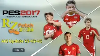 Install dan Review | PES 2017 RZ-26 Patch AIO dan Update V1 V2 V3 | Link di deskripsi