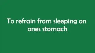 The Sunnats of Sleeping