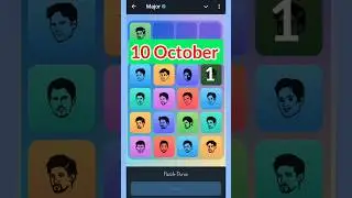 Major Puzzle Durov / Major Puzzle 10 October /#shortsfeed #major #shorts #youtube #airdrops #cripto