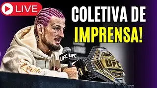 UFC 306 - Coletiva de Imprensa ao Vivo