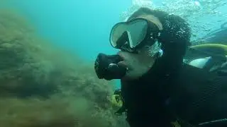 Дайвинг в Ялте - Моё второе погружение - Diving in Black Sea