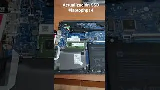 actualización de SSD a laptop HP modelo 14