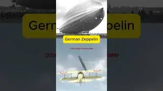 Gigantic ZEPPELIN vs Biplane  - The Great War