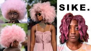 Dying My Hair Pink. An Exercise in Humility and Hubris. | 4C Natural Hair