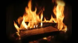 Flickering Flames & Crackling sounds from fireplace | Soothing White Noise | 10 Hours Ambient Noise