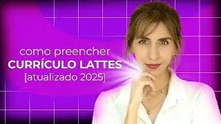Como Criar e Preencher o Currículo Lattes e produções ISBN, ISSN, DOI | Isadora Moura fé