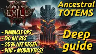 PoE 2 BUILD GUIDE Ancestral Totems MAX POWER! PoB and Mobalytics Included! Smith of Kitava MIN MAX!