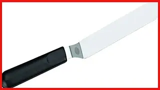 Wilton Icing Spatula, 13-Inch, Angled Cake Spatula, Steel