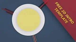 FREE 2D INTRO[CLEAN COLORS]- AFTER EFFECTS FREE INTRO TEMPLATE