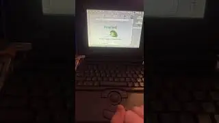 Surfing the web on my PowerBook 165C #bluescsi