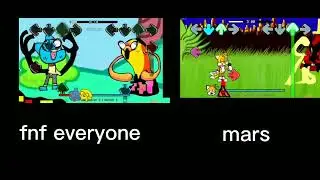 fnf but everyone sing it(special guest )fnf everyone vs mars