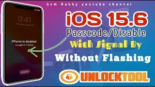 Passcode Disabled Bypass with signal Ramdisk ios 15.6 By UnlockTool without flashing by Mcc