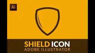 Learn How To Create Shield Icon In Adobe Illutrator |Learn Free Graphic Designing|
