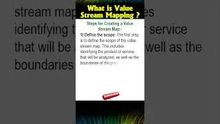 What is Value Stream Mapping ? Steps to create Value Stream Mapping ? 