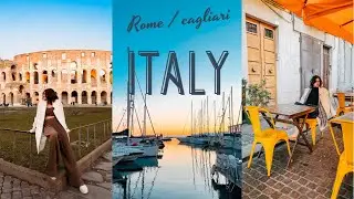 ITALY - ROME - CAGLIARI | travel vlog | shetroublemaker