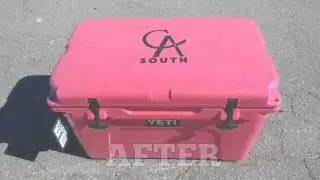 Custom Painted Yeti Cooler by Voyles Performance