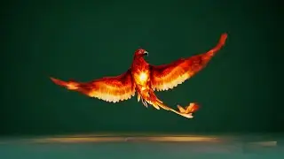 Phoenix Bird Flying – Free Green Screen Loop VFX