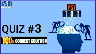 PSY101 Quiz 3|Spring 2024 | Lesson 15_22| PSY101 Midterm McQs _100%Correct |PSY101 Quiz _3 Solution✨