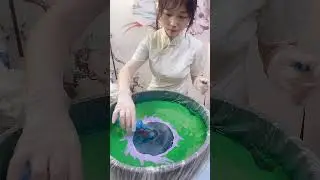 How to make Chinese hand-painted fans #painting #art #diy #Chinese culture #artist