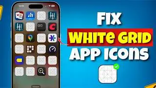 How to FIX iPhone White Blank App Icons | App icons showing as white grid on iphone