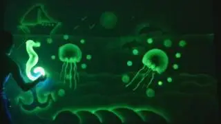 Световое шоу море