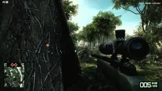 Battlefield: Bad Company 2 Sniper Gameplay Gtx 560 Ti