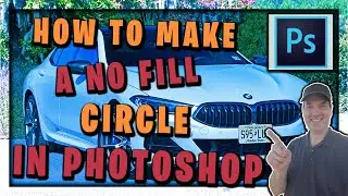 How To Make A No Fill Circle In Photoshop | Photoshop Tutorials