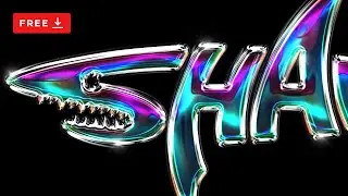 Free Abstract Chrome Text / Logo Effect