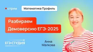Разбор ДЕМОВЕРСИИ ЕГЭ 2025 по ПРОФИЛЬНОЙ МАТЕМАТИКЕ / Анна Малкова