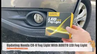 Updating Honda CR V Fog Light With AUXITO LED Fog Light
